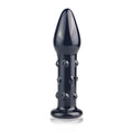 Korek analny szklany Glass Romance Lovetoy 13,9 cm czarny