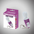 Masażer typu wand mini Power Escorts 6,5 cm fioletowy