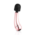 Masażer typu wand Rosy Gold Nouveau Mini Curve 10 trybów USB