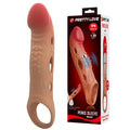 Nakładka na penisa wibrująca Brad Pretty Love 21,3 cm