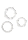 Zestaw pierścieni erekcyjnych Stay Hard Three Rings przezroczysty