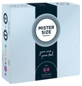 Prezerwatywy Mister Size 64 mm 36 szt. wegańskie