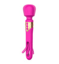 Wibrator z ruchomym języczkiem B - Series Cute 25,9 cm różowa czerwień