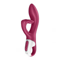 Wibrator punktu G Satisfyer Embrace Me 12 trybów USB wodoodporny 20,5 cm czerwonawy