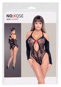 Body erotyczne koronkowe z rękawami 3/4 NO:XQSE S-L