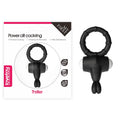 Pierścień wibracyjny Lovetoy silikonowy 7,5 cm czarny