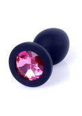 Biżuteria analna silikonowa B-Series HeavyFun Pink Diamond 7 cm